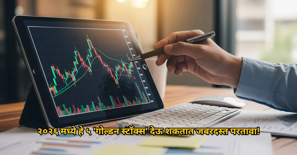 २०२६ मध्ये हे ५ 'गोल्डन स्टॉक्स' देऊ शकतात जबरदस्त परतावा!